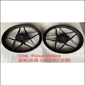 ARO MAGNESIO POST. BAJAJ PULSAR200NS 3.50 X 17 F/DISCO NEGRO