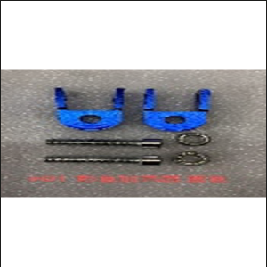 BASE ALUM. PARA AUMENTO AMORTIGUADOR POSTERIOR AZUL
