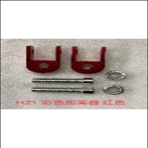 BASE ALUM. PARA AUMENTO AMORTIGUADOR POSTERIOR ROJO