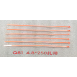 AMARRAS PLÁSTICAS 4.8 X 250 NARANJA (PAQUETE 100 UNIDAD)