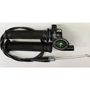 CAÑA ACELERADOR RAPIDO C/BASE #35 NEGRO CON CABLE