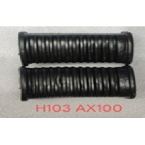 CAUCHO ESTRIBO DELANTERO AX100 NEGRO