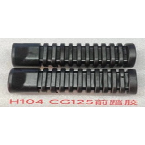 CAUCHO ESTRIBO DELANTERO CG125 NEGRO