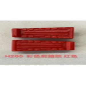 CAUCHO ESTRIBO DELANTERO YAMAHA YBR125 ROJO
