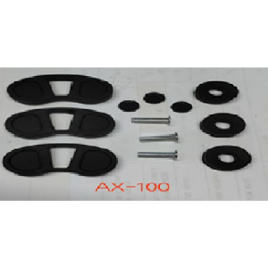 CAUCHO PLATO EMBRAGUE AX100 (JUEGO) TRESSUN.