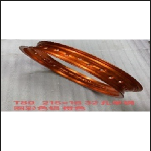 ARO ALUMINIO 2.15 X 18 32 HUECOS NARANJA MOTO FACTORY
