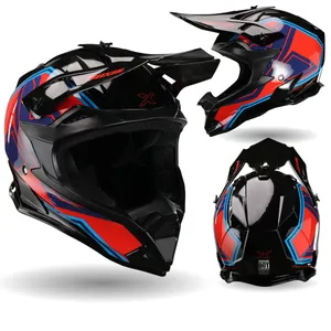 CROSS MX3 ATTACK NEGRO ROJO GRIS BRILLANTE