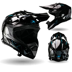 CROSS MX3 FORZA NEGRO CELESTE GRIS BRILLANTE