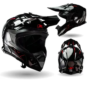 CROSS MX3 FORZA NEGRO ROJO GRIS BRILLANTE