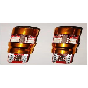FOCO UÑA #22 12V 27LED REDONDO ALUM. AZUL,ROJO