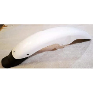 GUARDAFANGO DEL. BAJAJ BOXER BM150 BLANCO