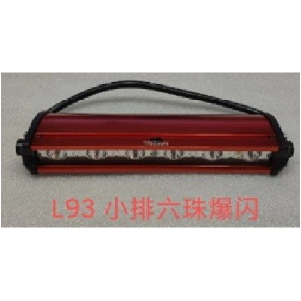 LUCES LED L1693 FINO 6LED CON FLASH ROJO