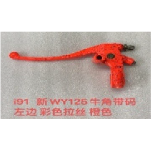 MANIJA CON BASE EMBRAGUE MT150 /GY200 FOSFORECENTE NARANJA