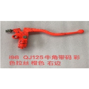 MANIJA CON BASE FRENO WY125 FOSFORECENTE NARANJA