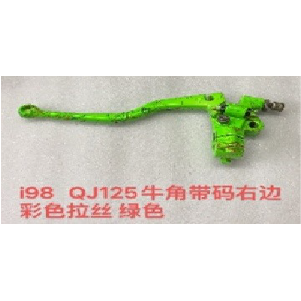 MANIJA CON BASE FRENO WY125 FOSFORECENTE VERDE