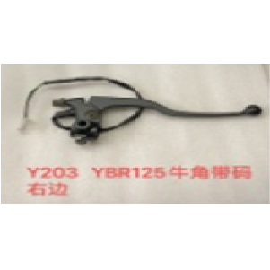 MANIJA CON BASE FRENO YAMAHA YBR125Z NEGRO