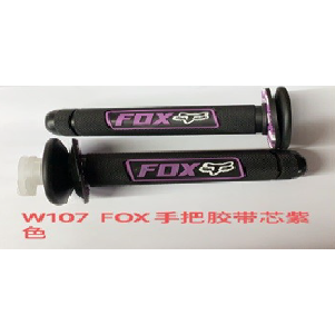 MANUBRIO #110 FOX MORADO CON NEGRO CON CAÑA