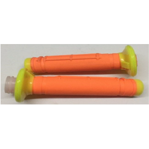 MANUBRIO #115 CAUCHO FOSFORECENTE NARANJA CON CAÑA