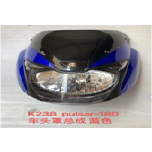 MASCARILLA CON FARO BAJAJ PULSAR180 AZUL CLASE A