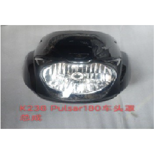 MASCARILLA CON FARO BAJAJ PULSAR180 NEGRO CLASE A