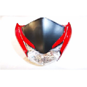 MASCARILLA CON FARO HONDA CB110 ROJO