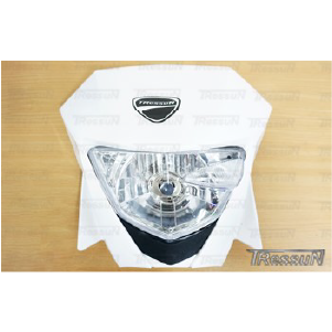 MASCARILLA CON FARO MOTOR1 M1R250 2015 BLANCO