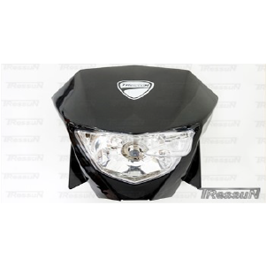 MASCARILLA CON FARO MOTOR1 M1R250 2015 NEGRO