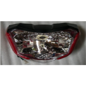 MASCARILLA CON FARO SUKIDA STIFF150 ROJO