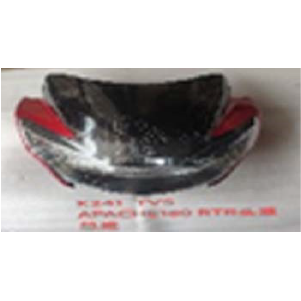 MASCARILLA CON FARO TVS APACHE RTR 180 NEGRO