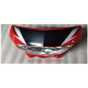 MASCARILLA CON FARO YAMAHA XTZ125 ROJO