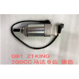 MOTOR ARRANQUE Z1 KING 200 9T DIANTE GRUESO PLOMO