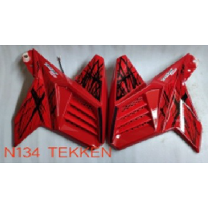 CUBRE TANQUE DAYTONA DY250 TEKKEN /AXXO TRACKER250 ROJO