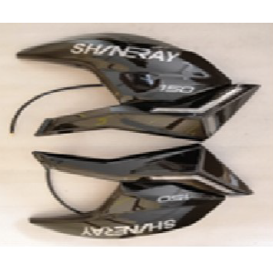 CUBRE TANQUE SHINERAY URBAN XY150-10F (2018) NEGRO TRESSUN