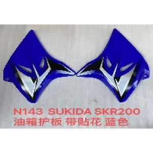 CUBRE TANQUE SUKIDA SKR200 CON CALCOMANIA AZUL