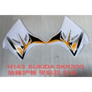 CUBRE TANQUE SUKIDA SKR200 CON CALCOMANIA BLANCO