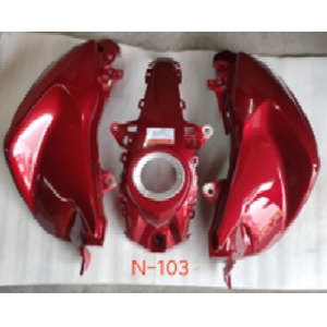 CUBRE TANQUE SUZUKI GIXXER-150GP DE ARRIBA CONCHEVINO TRESSUN