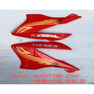 CUBRE TANQUE TUNDRA RAPTOR 250 ROJO