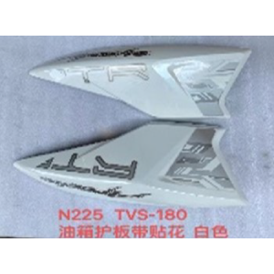 CUBRE TANQUE TVS APACHE RTR 180 BLANCO