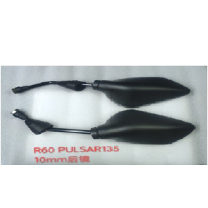 ESPEJO # 512 PULSAR135LS /MOTO CHINA HILO NORMAL NEGRO