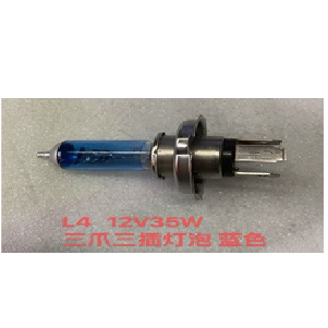 FOCO FARO #61 H4 (3PATA) 12V AZUL